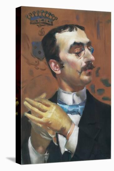Portrait of Henri De Toulouse-Lautrec-Giovanni Boldini-Stretched Canvas