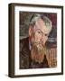 Portrait of Henri Edmond Cross (1856-1910) 1898 (Oil on Canvas) (Detail) (See 140248)-Maximilien Luce-Framed Giclee Print