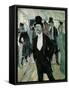 Portrait of Henri Fourcade-Henri de Toulouse-Lautrec-Framed Stretched Canvas