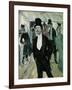 Portrait of Henri Fourcade-Henri de Toulouse-Lautrec-Framed Giclee Print