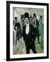 Portrait of Henri Fourcade-Henri de Toulouse-Lautrec-Framed Giclee Print