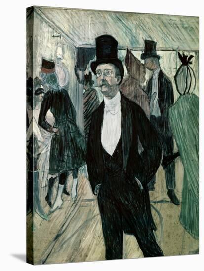 Portrait of Henri Fourcade-Henri de Toulouse-Lautrec-Stretched Canvas