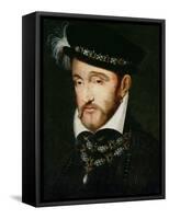 Portrait of Henri II (1519-59)-Francesco Primaticcio-Framed Stretched Canvas