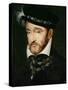 Portrait of Henri II (1519-59)-Francesco Primaticcio-Stretched Canvas