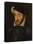 Portrait of Henri II of France-Francois Clouet-Framed Stretched Canvas