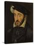 Portrait of Henri II of France-Francois Clouet-Stretched Canvas