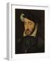 Portrait of Henri II of France-Francois Clouet-Framed Giclee Print