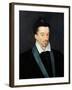 Portrait of Henri III, King of France from 1574, Assassinated in Paris 1589-Francois Quesnel-Framed Giclee Print