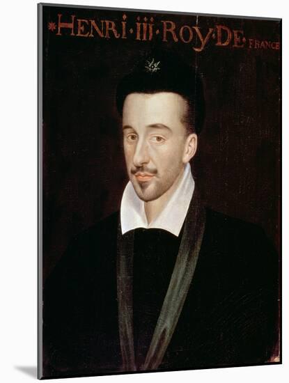 Portrait of Henri III-null-Mounted Giclee Print
