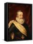 Portrait of Henri IV (1553-1610) King of France-Frans Pourbus II-Framed Stretched Canvas