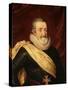 Portrait of Henri IV (1553-1610) King of France-Frans Pourbus II-Stretched Canvas