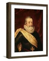 Portrait of Henri IV (1553-1610) King of France-Frans Pourbus II-Framed Giclee Print