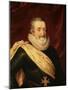 Portrait of Henri IV (1553-1610) King of France-Frans Pourbus II-Mounted Giclee Print