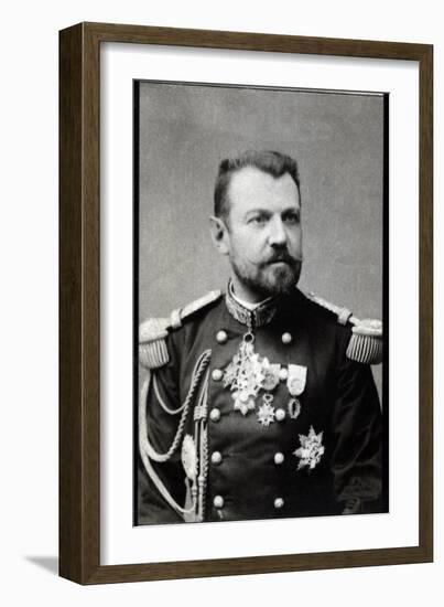 Portrait of Henri Joseph Brugere (1841-1918), French general-French Photographer-Framed Giclee Print