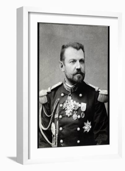 Portrait of Henri Joseph Brugere (1841-1918), French general-French Photographer-Framed Giclee Print
