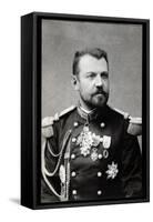 Portrait of Henri Joseph Brugere (1841-1918), French general-French Photographer-Framed Stretched Canvas