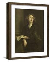 Portrait of Henricus Liberti, Composer and Organist-Anthony Van Dyck-Framed Art Print