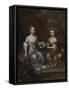 Portrait of Henrietta and Mary Hyde-Willem Wissing-Framed Stretched Canvas