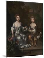 Portrait of Henrietta and Mary Hyde-Willem Wissing-Mounted Giclee Print