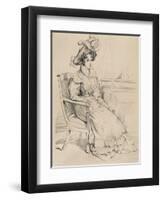 Portrait of Henrietta Constance Smithson-null-Framed Giclee Print