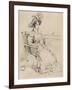 Portrait of Henrietta Constance Smithson-null-Framed Giclee Print