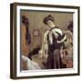 Portrait of Henrietta Hirshmann-Valentin Aleksandrovich Serov-Framed Giclee Print