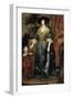 Portrait of Henrietta Maria with a Dwarf-Sir Anthony Van Dyck-Framed Art Print