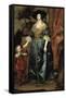 Portrait of Henrietta Maria with a Dwarf-Sir Anthony Van Dyck-Framed Stretched Canvas