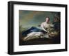 Portrait of Henriette De France, C.1742-Jean-Marc Nattier-Framed Giclee Print