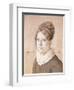 Portrait of Henriette Schnorr Von Carolsfeld, 1817-Julius Schnorr von Carolsfeld-Framed Giclee Print