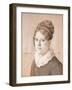 Portrait of Henriette Schnorr Von Carolsfeld, 1817-Julius Schnorr von Carolsfeld-Framed Giclee Print