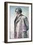 Portrait of Henrik Ibsen, 1895-Erik Theodor Werenskiold-Framed Premium Giclee Print