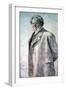 Portrait of Henrik Ibsen, 1895-Erik Theodor Werenskiold-Framed Premium Giclee Print