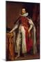 Portrait of Henry Danvers, 1st Earl of Danby, in Robes as Knight of the Garter, End 1630S-Sir Anthony Van Dyck-Mounted Giclee Print