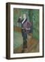 Portrait of Henry De Samary of the Comedie Francaise-Henri de Toulouse-Lautrec-Framed Giclee Print