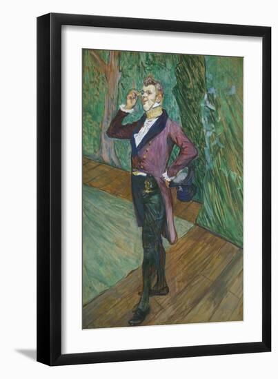 Portrait of Henry De Samary of the Comedie Francaise-Henri de Toulouse-Lautrec-Framed Giclee Print