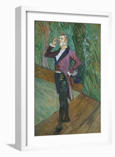 Portrait of Henry De Samary of the Comedie Francaise-Henri de Toulouse-Lautrec-Framed Giclee Print