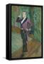 Portrait of Henry De Samary of the Comedie Francaise-Henri de Toulouse-Lautrec-Framed Stretched Canvas