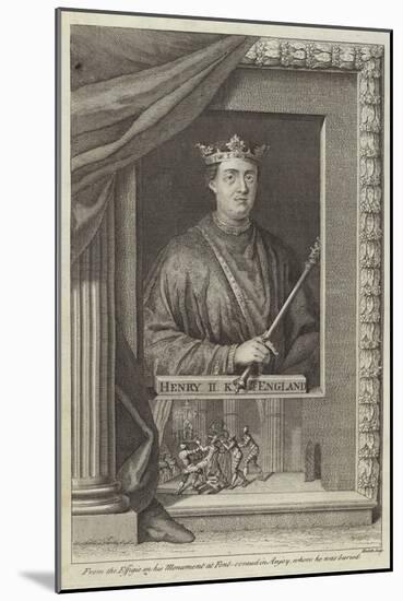 Portrait of Henry II of England-null-Mounted Giclee Print