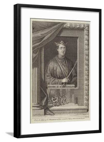 Portrait of Henry II of England--Framed Giclee Print