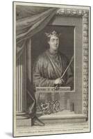 Portrait of Henry II of England-null-Mounted Giclee Print