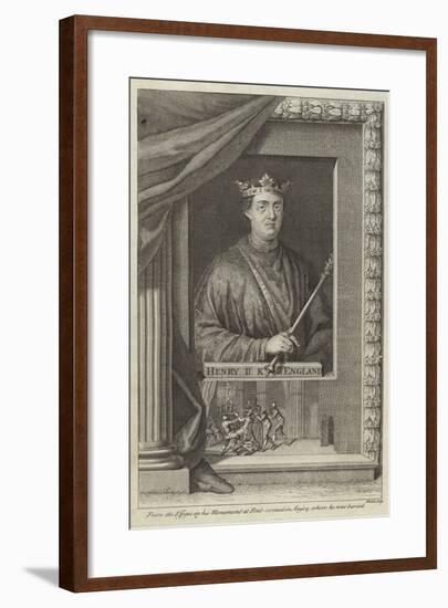 Portrait of Henry II of England-null-Framed Giclee Print