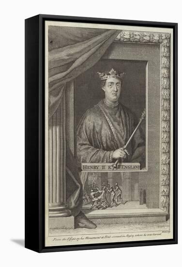 Portrait of Henry II of England-null-Framed Stretched Canvas