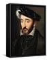 Portrait of Henry II of France, King of France-Francois Clouet-Framed Stretched Canvas