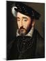 Portrait of Henry II of France, King of France-Francois Clouet-Mounted Giclee Print