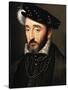 Portrait of Henry II of France, King of France-Francois Clouet-Stretched Canvas