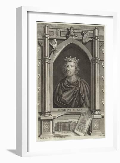 Portrait of Henry III of England-null-Framed Giclee Print