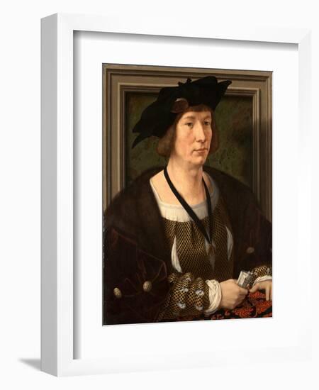 Portrait of Henry III of Nassau-Breda (1483-153)-Jan Gossaert-Framed Giclee Print