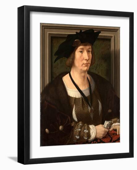 Portrait of Henry III of Nassau-Breda (1483-153)-Jan Gossaert-Framed Giclee Print