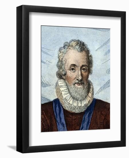 Portrait of Henry IV (1553-1610), King of France-French School-Framed Giclee Print